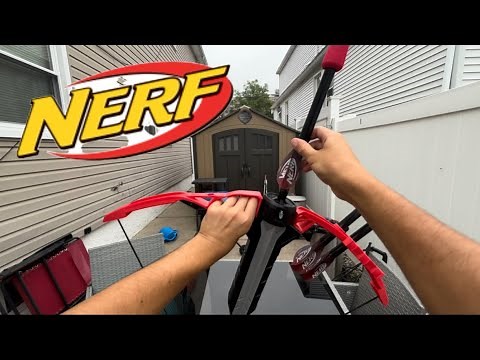 NERF Rip Rocket Bow Unboxing & Test – Toy Bow Review!