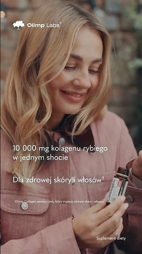 OLIMP COLLAGEN kolagen do picia w shocie Małgosia Socha 10 s OLIMP LABS