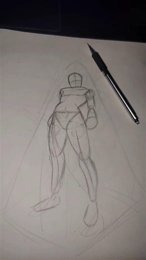 Practicing Perspective With Box Method 😁👍🔥 #drawingprocess #art #artist #drawing