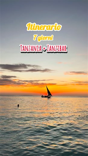 🍽️Utulivu Beach Restaurant| 📍MATEMWE, Zanzibar on Instagram: "🇹🇿🦒+🐠ITINERARIO 7 gg TANZANIA & ZANZIBAR Ecco un esempio di itinerario di 7 giorni con 3 di safari e 4 di mare a Zanzibar. 📌Salvalo e seguimi per altri esempi di itinerari GIORNO 1 📍Cratere di Ngorongoro GIORNO 2 📍Serengeti National park GIORNO 3: 📍Lake Eyasi: tribù di cacciatori Hadzabe e Datoga GIORNO 4: 📍Zanzibar: tour di Mnemba di mezza giornata o riposo (per chi preferisce ricaricare le pile dopo il safari) 🏝️CONSIGLI