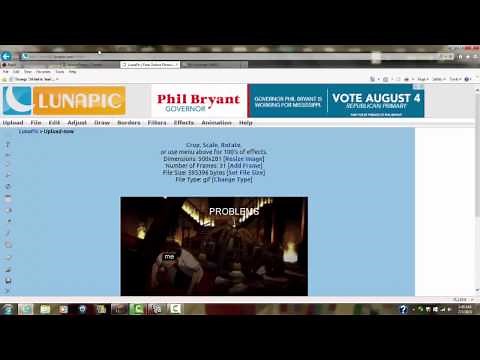 How to put a Gif on your imvu profile