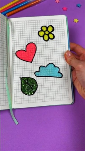 Make These Glittery Stickers at Home 💗✨ Easy Craft Idea