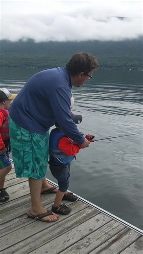 to the best fishing dad out there, thank you. I am not that into fishing but I love being outside and love these 3 dudes with my whole heart and they love fishing because Dad loves fishing and has invested the time to build up their love and skills