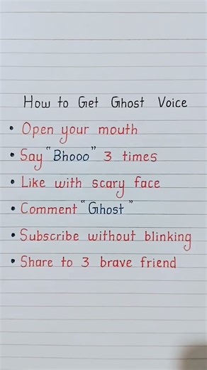 how to get a ghost voice #Shorts