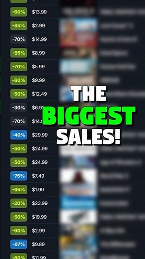 The BEST way to find EVERY game on sale right now! #steam