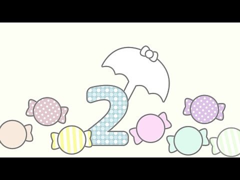 カウントダウン♥CountDown♡ キュートでポップなパステル プロフィールムービー素材 無料ダウンロード可能♪