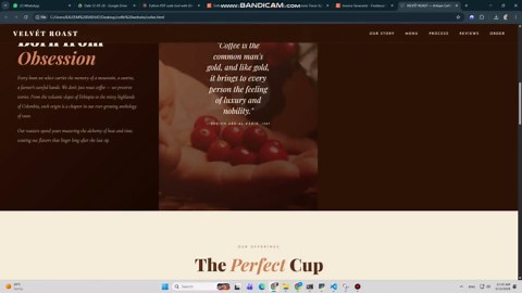 Artisan Coffee Shop Website Template | HTML CSS Restaurant Design (instant Download) - Etsy