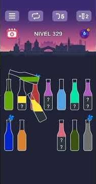 Water Sort Puzzle nivel 329