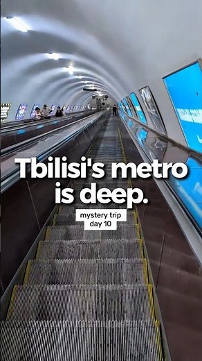 Tbilisi's Metro is DEEP - Classic Soviet Engineering!
