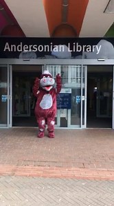 We will be at the Library from 1pm today with #strathosaurus - come and say hi! #strathlife | University of Strathclyde