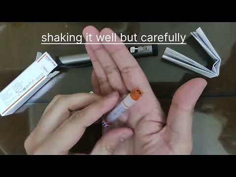 How to change mixtard penfil HM30 insulin #insulin#insulintherapy