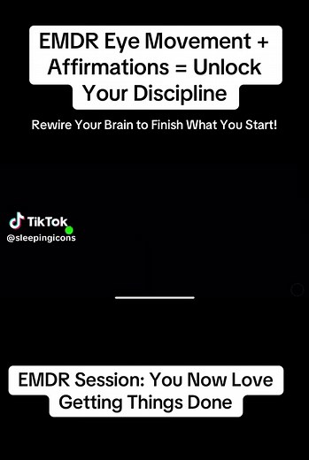 Watch this EMDR session and rewire your mind for unstoppable discipline! 🧠💪 Feel yourself getting things done faster and easier using science-backed EMDR techniques. This method helps you erase procrastination and boosts your productivity. Full session link in bio! #emdr #productivitytips #discipline #braintraining #mindsetshift
