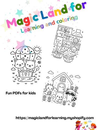PDF files to download and color Download the PDFs, print them, and let children enjoy learning and creating at their own pace ✨ Coloring is much more than just filling in pictures. It helps children develop creativity, improve concentration, and strengthen fine motor skills while they relax and have fun. These activities stimulate imagination, build self-confidence, and create moments of calm, joy, and happiness away from screens 💛 Perfect for home, school, or peaceful family moments. #educatio
