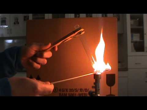 Decomposition of potassium chlorate - KClO3