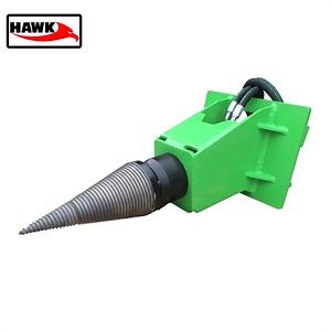 [Hot Item] Hawk Skid Steer Loader Excavator Screw Cone Log Splitter