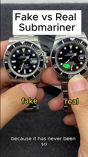 5.8K views · 45 reactions | Real Submariner vs #watches #rolex | Luxury Watches | Facebook