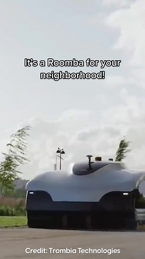 Adorable Street Sweeper - Roomba Robot Vacuum