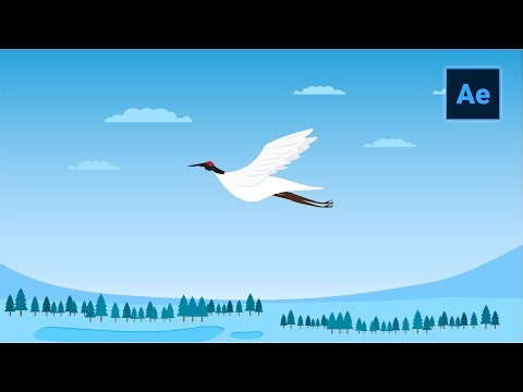 How to Animate a Flying Bird in Adobe After Effects | Easy Animation Tutorial