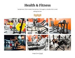 Perfect gym - Website Template by Nicepage