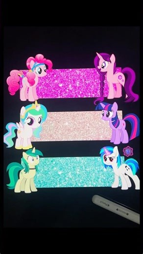 Pony unicorn colors🩷 #shorts #ytshorts #digitalart