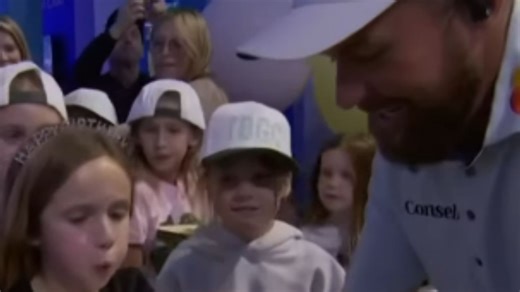 Inside Lowry's birthday celebrations for daughter as he presents her with cake