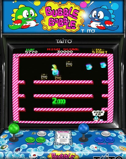 Bubble Bobble (Taito, 1986) The game had over 100 levels, but a secret “Happy End” only appeared if you beat it in 2-player co-op. Did you ever unlock the Happy End, or were you stuck with the bad ending? #bubblebobble #taito #retrogaming #arcade #nostalgia | Classic Replay
