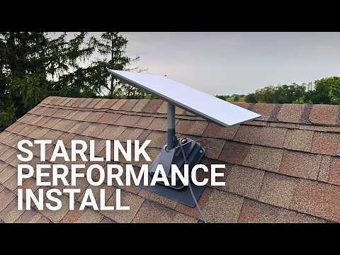 Starlink Performance Kit Install — Upgrading From The Standard V4 Dish