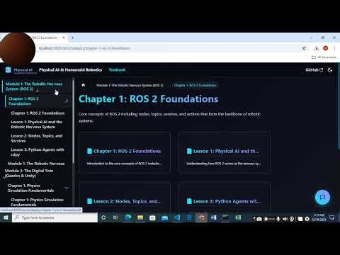 Physical AI & Humanoid Robotics Demo video