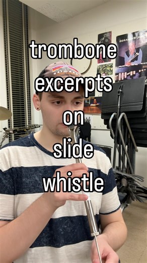 trombone excerpt from Ravel’s “Bolero” (✨slide whistle✨ edition)