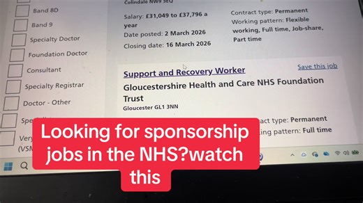 Strategic Job Applications for NHS Sponsorship Roles