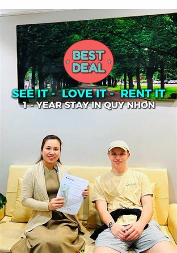 🔥 CHỐT DEAL TRONG 5 PHÚT 🔥 Khách người Úc 🇦🇺 lần đầu về Việt Nam sinh sống trải nghiệm và lựa chọn luôn phố biển Quy Nhơn 👉 Xem nhà 5 phút – quyết định thuê ngay 👉 Thuê 1 năm căn hộ 1PN Altara ✔️ Căn đẹp – đúng nhu cầu - giá tốt ✔️ Vị trí trung tâm – tiện sinh hoạt ✔️ Khách xem là chốt, không cần đắn đo #thuylefindyhomequynhon #thuecanhoquynhon #altaraquynhon #apartmentforrent