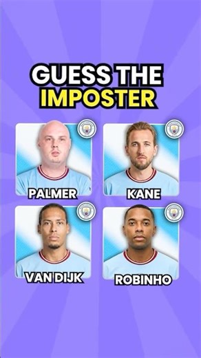 GUESS THE IMPOSTER PLAYER ⚽ #quiz #football #footballquiz