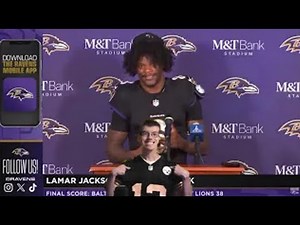 Lamar Jackson Post Game PRESS CONFERENCE vs. Lions | FAN REACTION