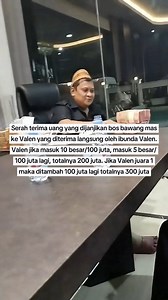 2.3M views · 42K reactions | Serah terima uang yang dijanjikan bos bawang mas kepada Valen yang diterima langsung oleh ibunda Valen. #bosbawangmas #valen | Kegiatan Bos Bawang Mas | Facebook