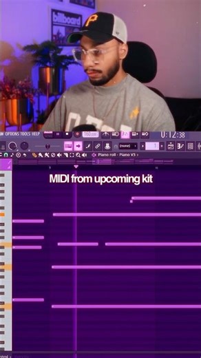 Yes! This kit will have MIDIs too✨(dropping soon🤫)#producer #beatmaker #flstudio #samplethis #vocal