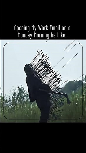 Opening my work email on Monday morning... 📧🏹#officecomedy #reality #lifequotes #kkcomedies #viral
