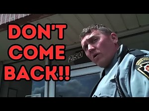 New frauditor BANNED from police station and educated with case law!