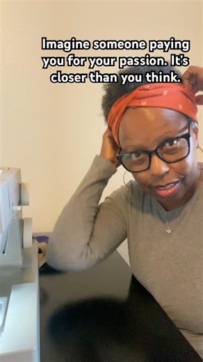 Imagine your passion pays on your singer sewing machine. #inspiration #quotes