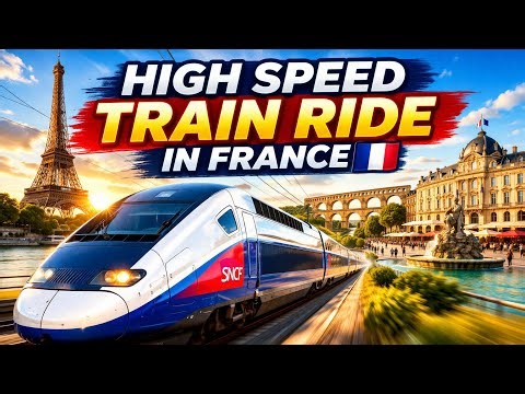 Inside France’s Fastest Train 🚄 Paris to Montpellier Vlog