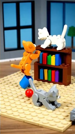 LEGO Kittens Make a Huge Mess! 😹🧱🐱💥