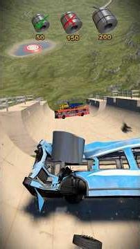 Steel Coil vs cars Beamng drive | 50 Ton | 150 Ton | 200 Ton #beamngdrive #beamng #carcrash