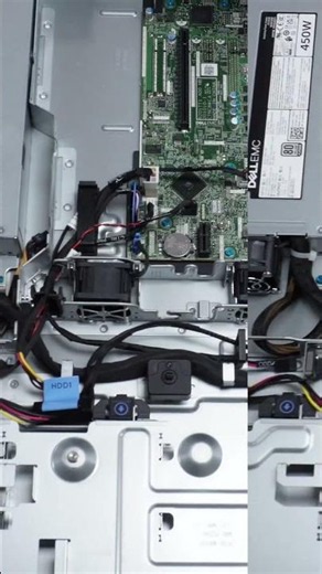 Dell PowerEdge R250 | Network Card Install | #dell #tech #satisfying #tutorial #server #networking