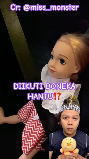 FOLLOWED BY A GHOST DOLL⁉️ Cr: m@miss_monster