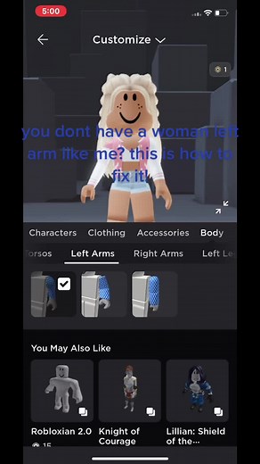 this is for @💗🌟Alex🌟💗 tutorial on how to get i left/right arm back! #glitch #roblox #missingwomanleftorrightarmonroblox #fyp #fy #fypシ #tiktokedit