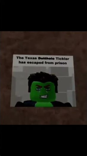 Oh no the Texas bu**hole tickler has escaped #roblox #robloxedit