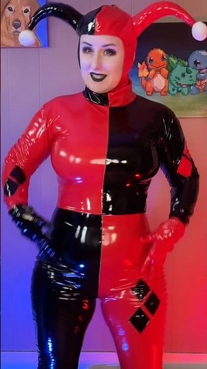 New Harley Suit! 👀 #harleyquinncosplay #harleyquinn