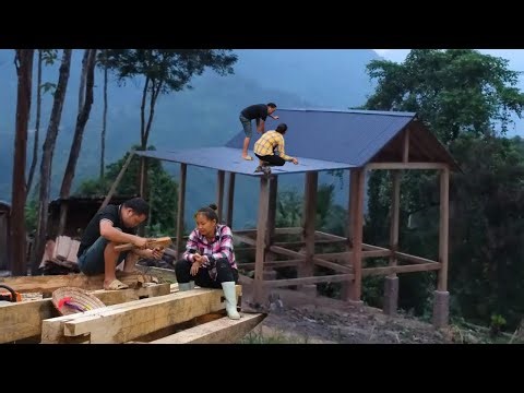 Step by Step Wooden House Build Tutorial | Helping My Wife Create Her Dream Home