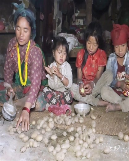 Cooking and eating challenge in the village __ Rural life | Harvest Village