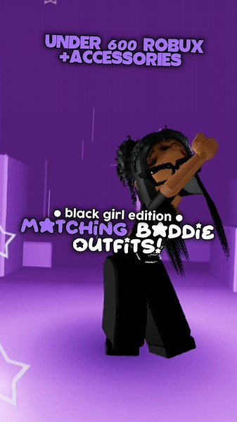 Black and White Skin Duo Matching Outfits in Roblox