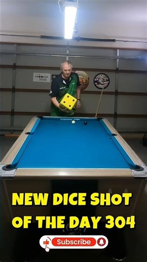 Dice Shot of the Day 304 - Unbelievable Triple Shot! 🎲#8ballpool